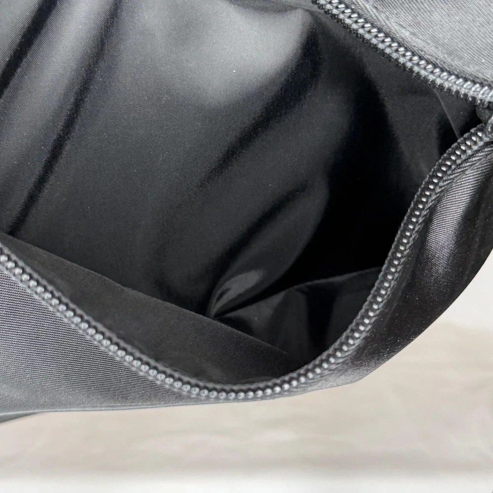 Vtg Polo Sport Ralph Lauren messenger black bag nylon Y2K USA flag‎ logo 11x11x2